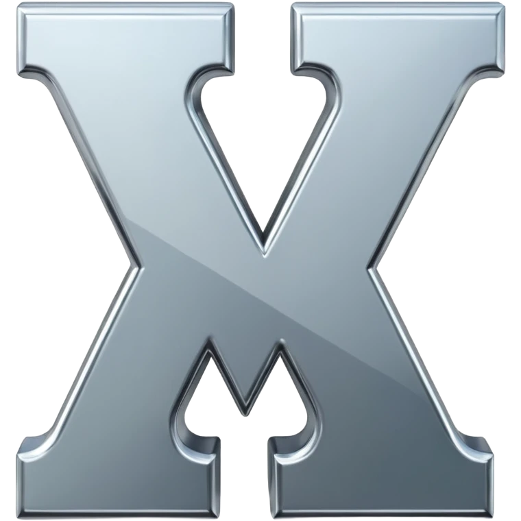 Block letters: A,T & X emoji