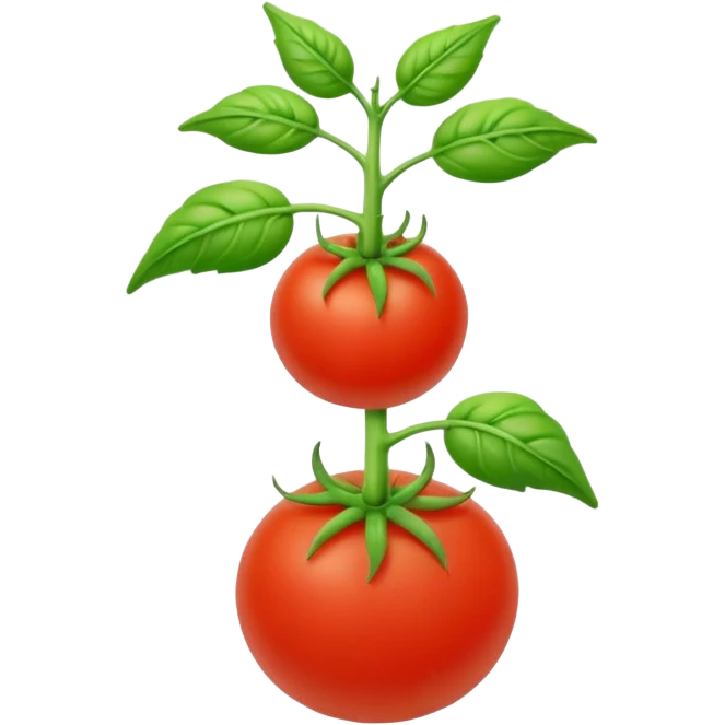realistic tomato seedling emoji