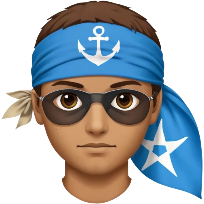 Pirate with somalia flag emoji