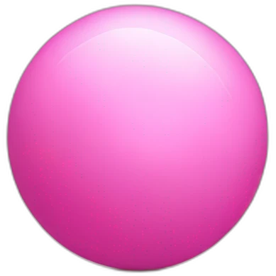 Pink ball emoji