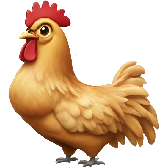 Eat chicken emoji