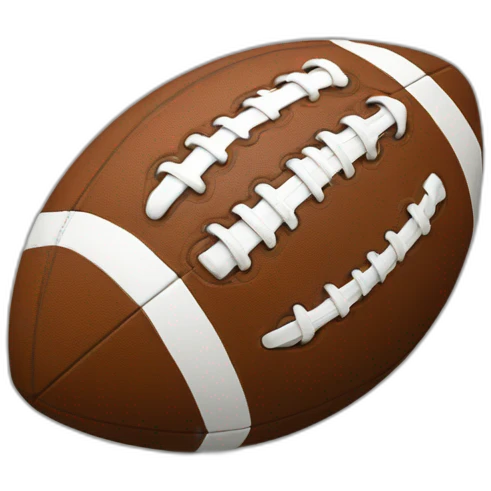 spiking a football emoji