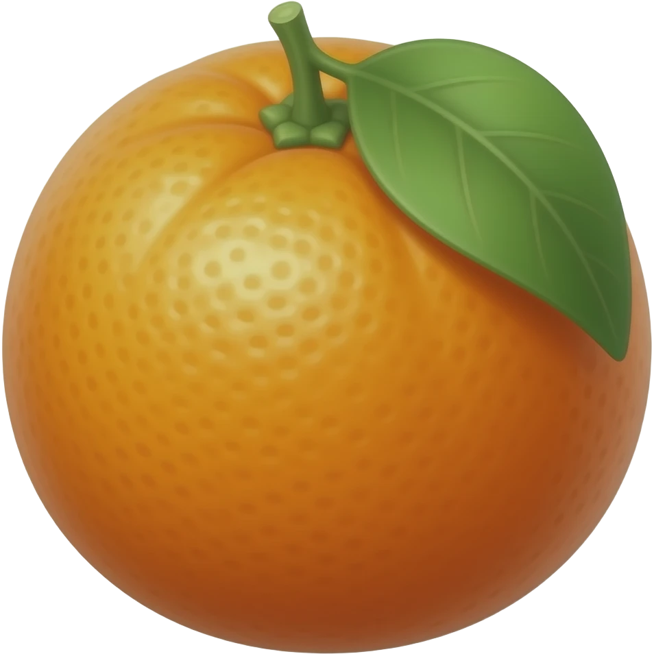Tangerine emoji