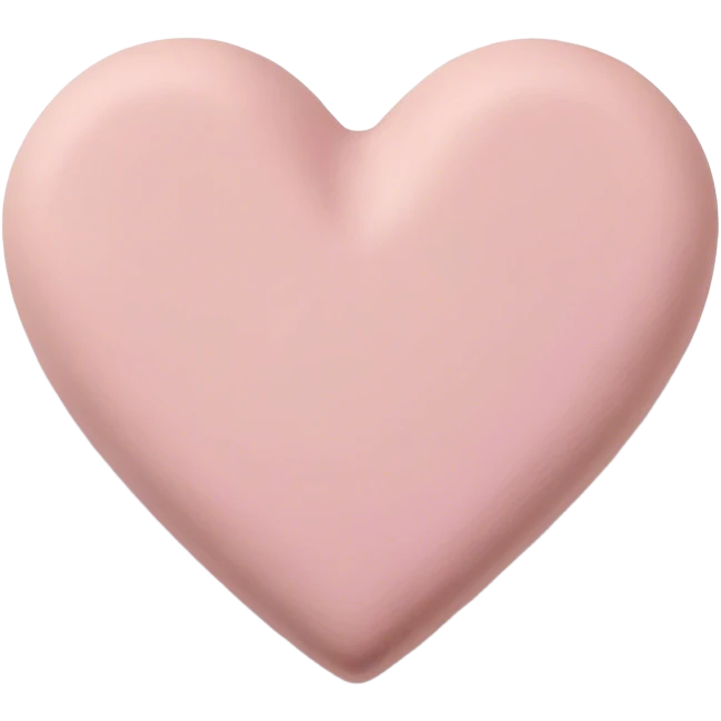 Heart melted pastel emoji
