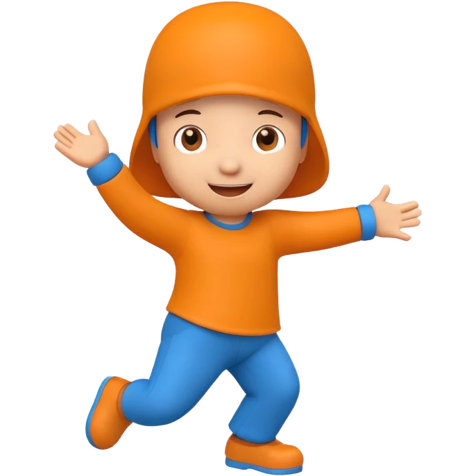 Pocoyo bailando emoji