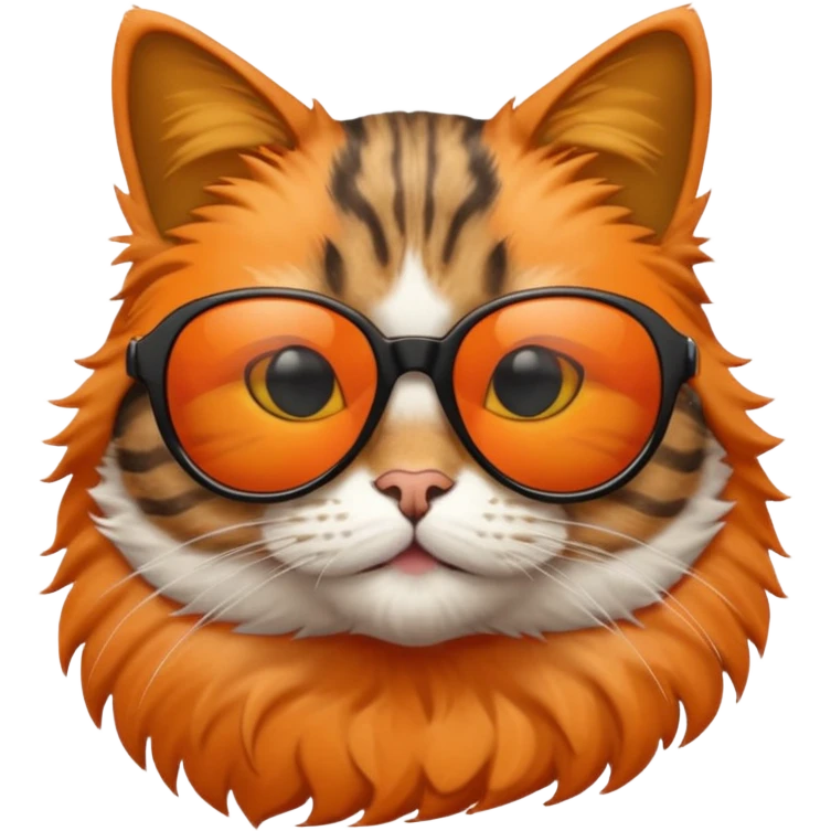 Cat wearing sunglasses emoji