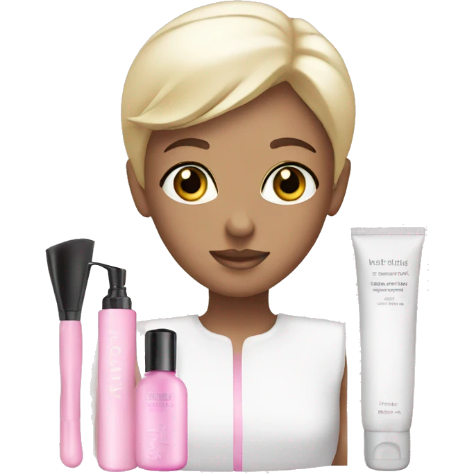 skin care Kit light pink emoji