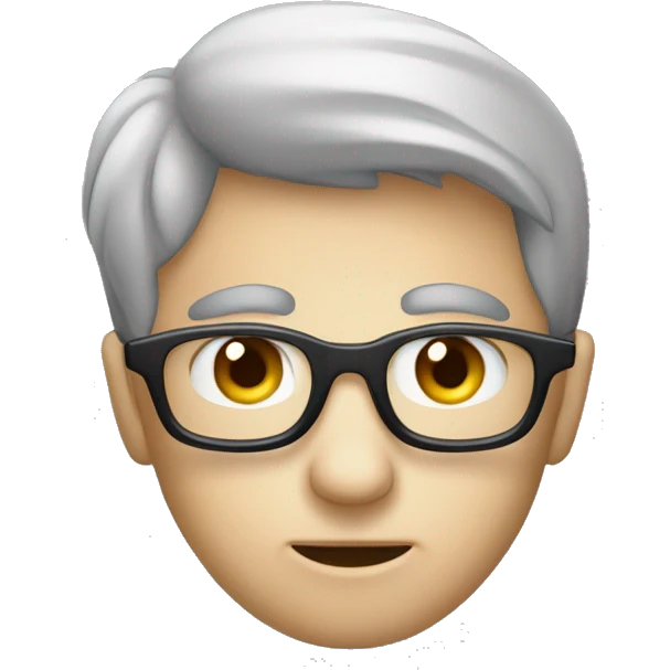 ein emoji mit einem skeptischem blick emoji