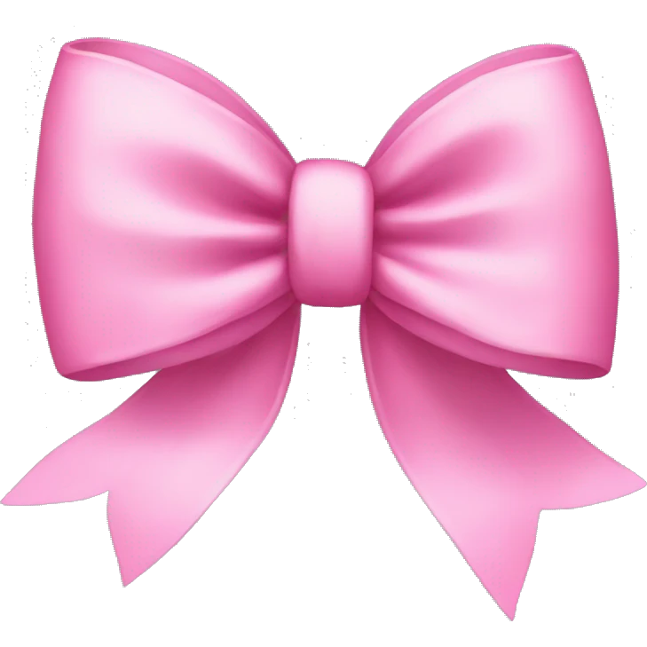 Pink bow emoji