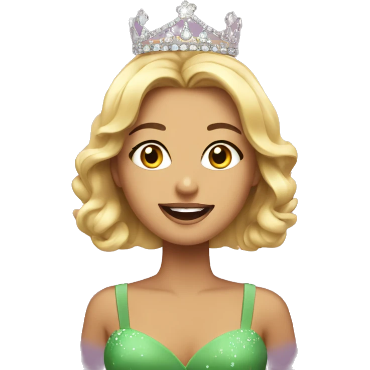 pageant girl winning emoji