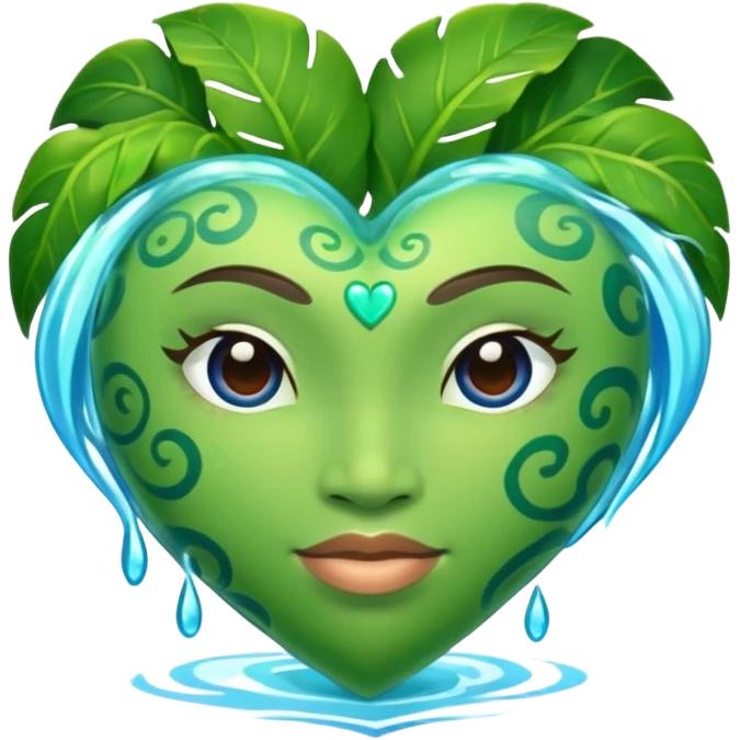heart of te fiti Moana emoji