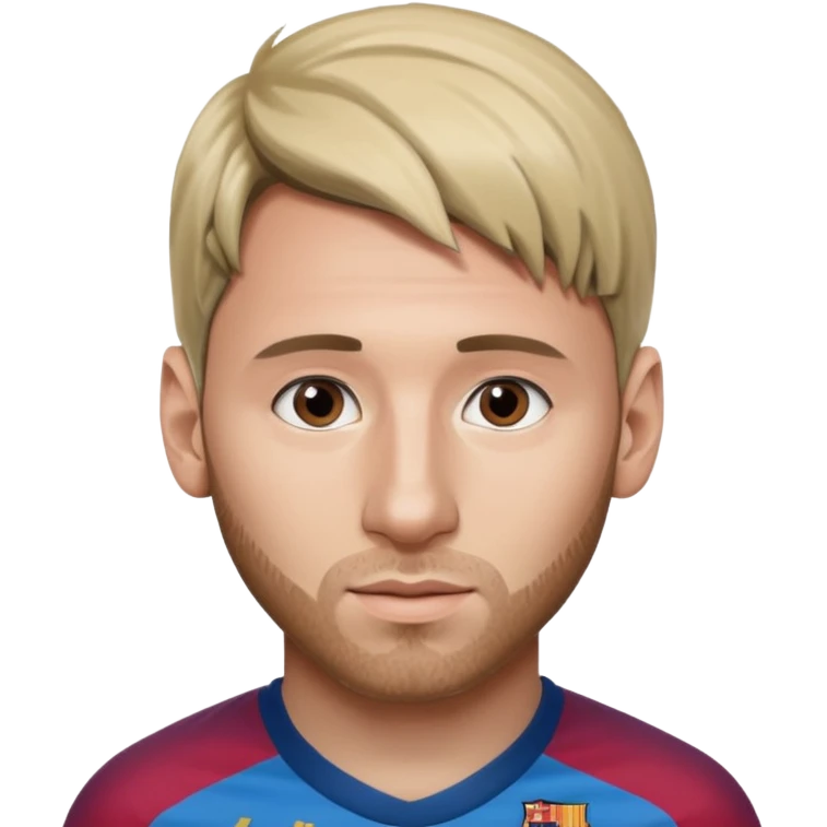 Messi on half of the face adn taylor swif ton the other really accurate like half half of the face emoji