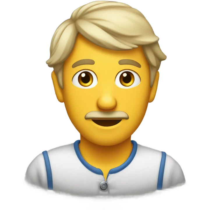 Leselupe mit einem älteren  emoji