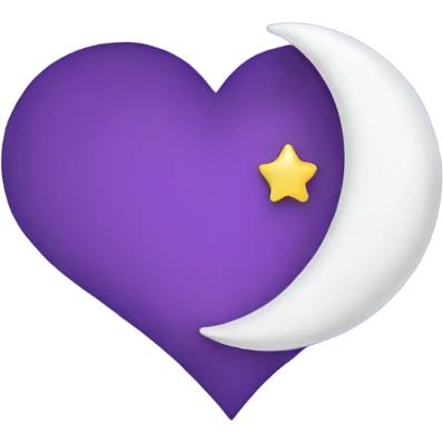 heart with moon  emoji