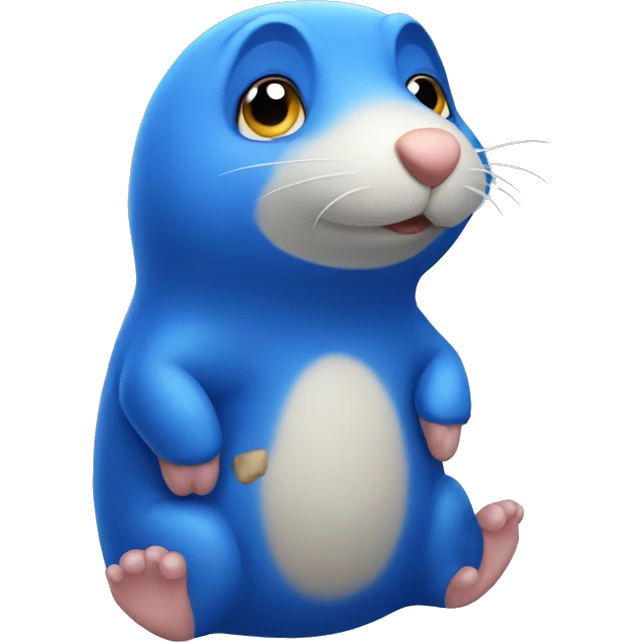 blue mole emoji