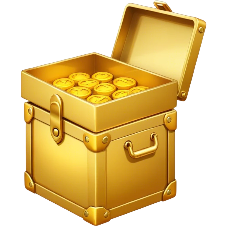 Gold box  emoji