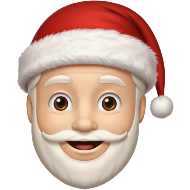 man with santa cap  emoji
