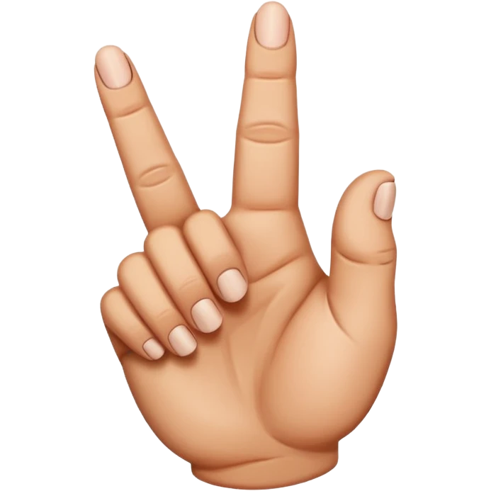 middle finger by side emoji