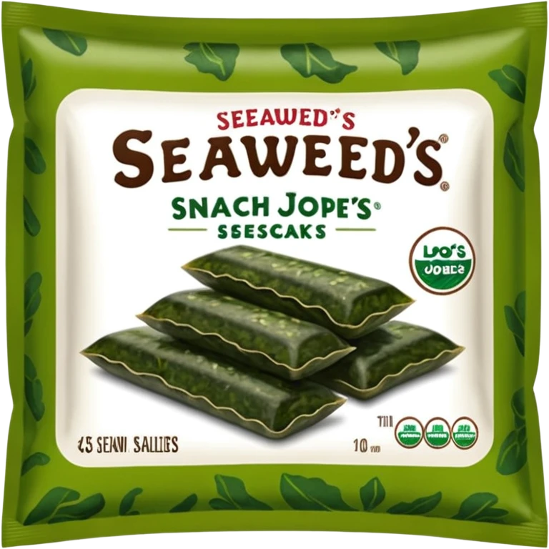 seaweed snacks trader joes  emoji