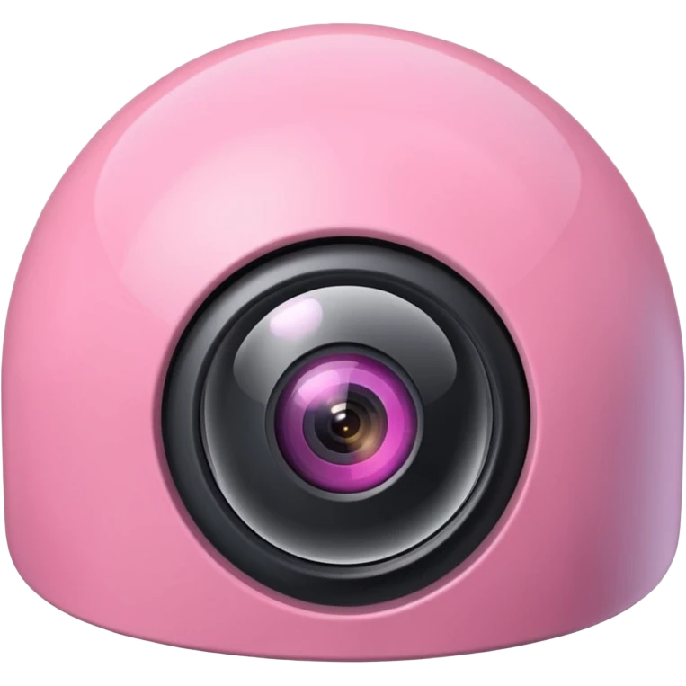 Security Camera pink  emoji
