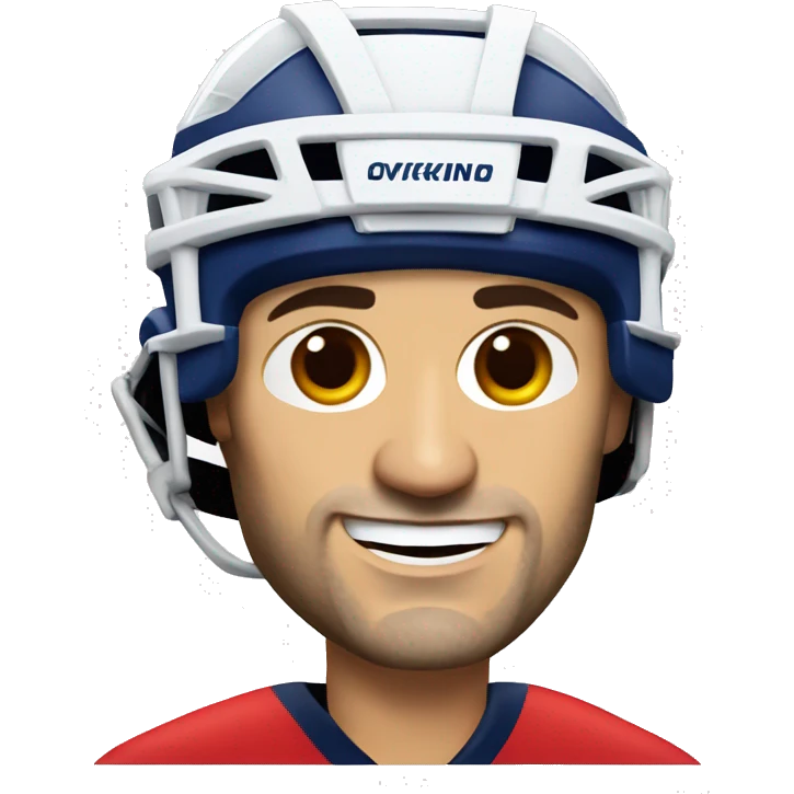 Alexander Ovechkin Realistic face emoji