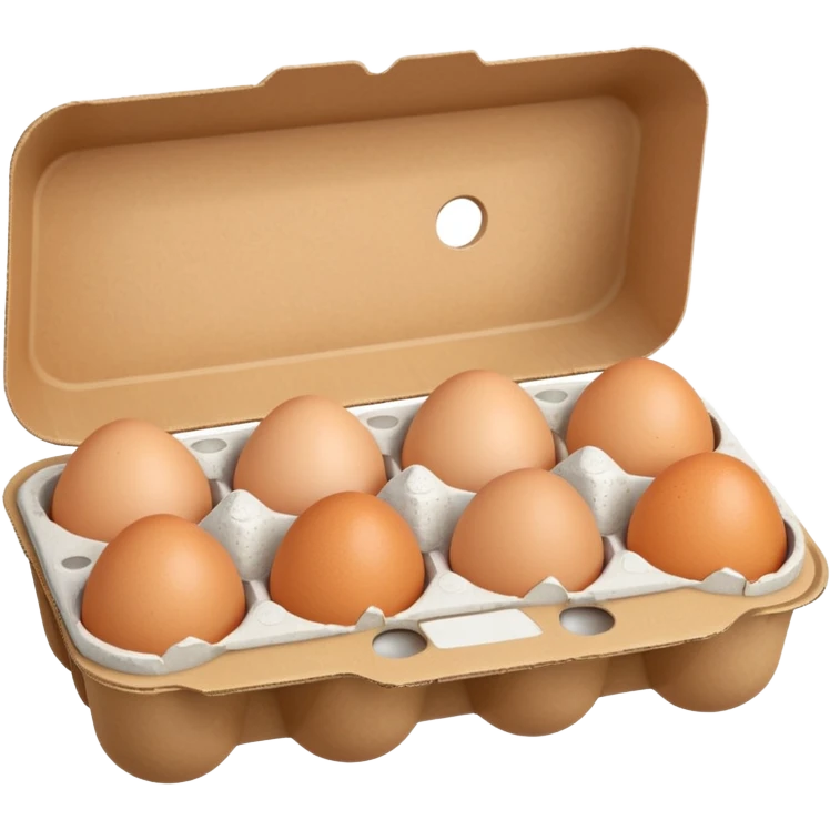 carton of raw eggs emoji