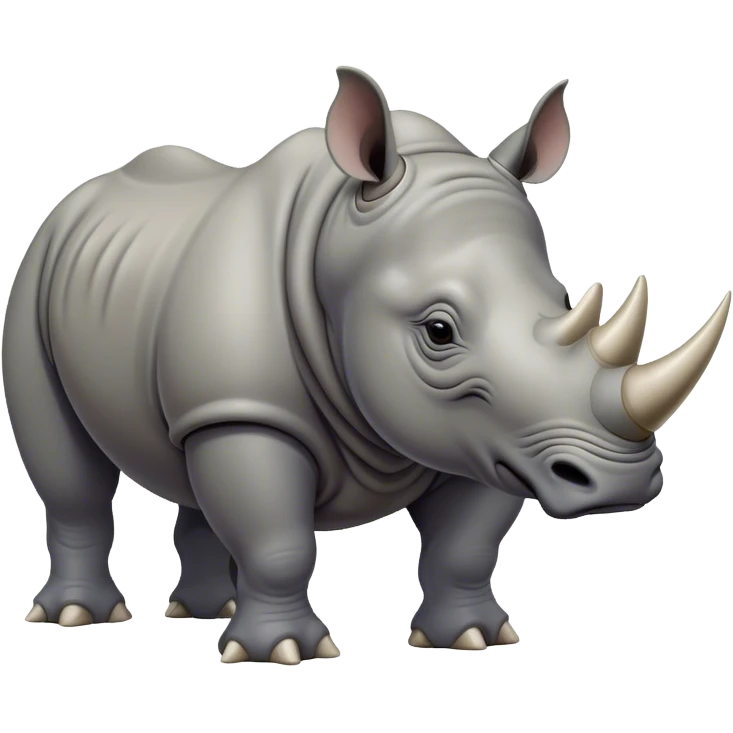 Disney-style rhinoceros  emoji