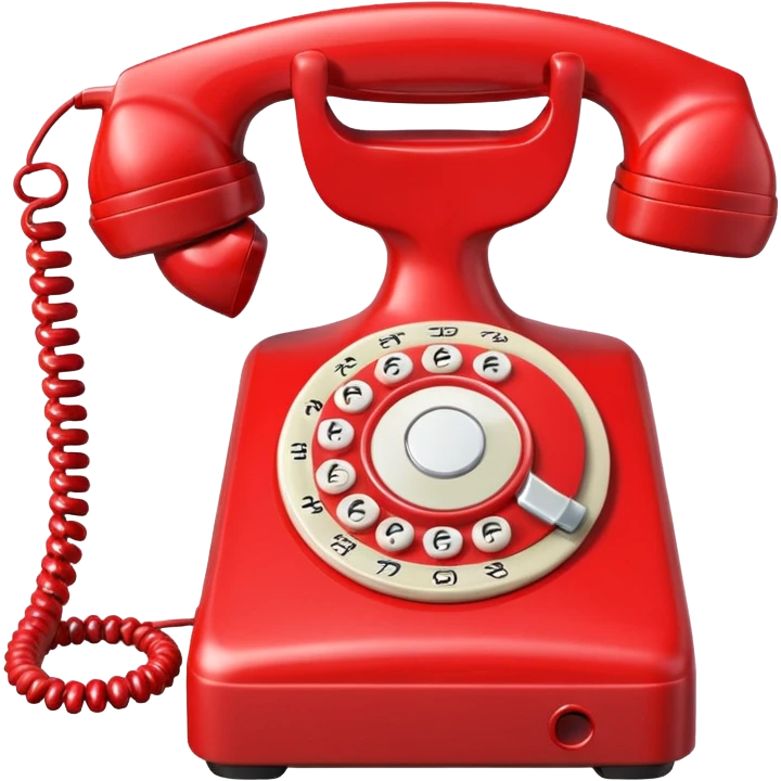 Phone hotline phone emoji