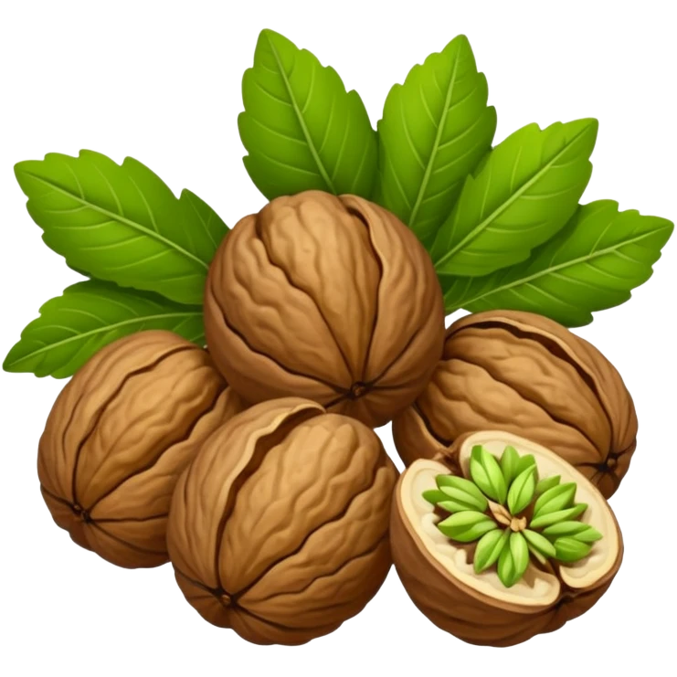 орехи и зелень emoji