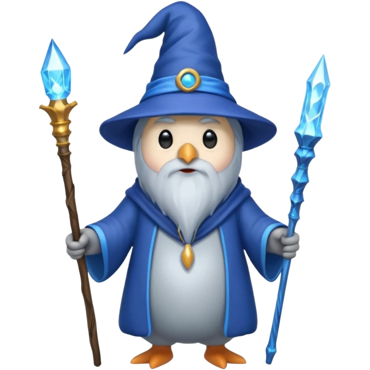 Penguin Wizard emoji