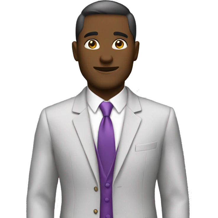 change the suit color to purple emoji