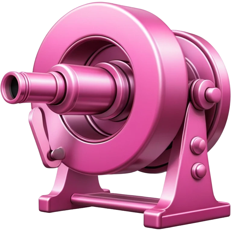 Pink canon emoji