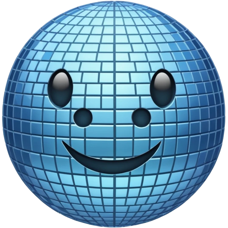 disco ball moon emoji