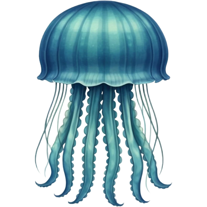 a beautiful jellyfish with a medieval design, tapestry style, woven texture, muted colors, historic medieval illustration emoji