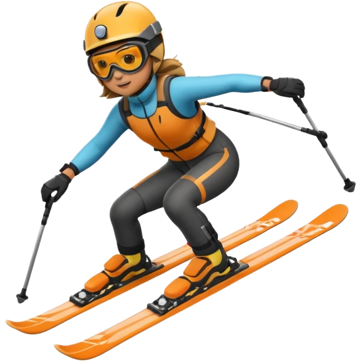 Sliter on monoski emoji
