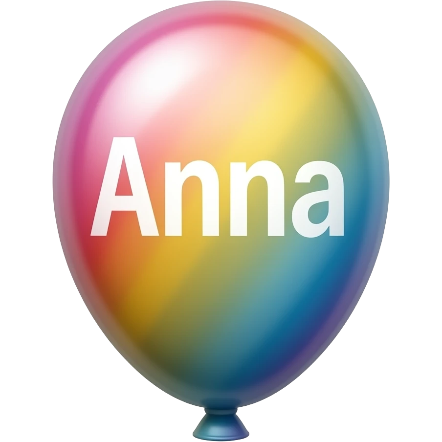ANNA'S BIRTHDAY BALLOON emoji