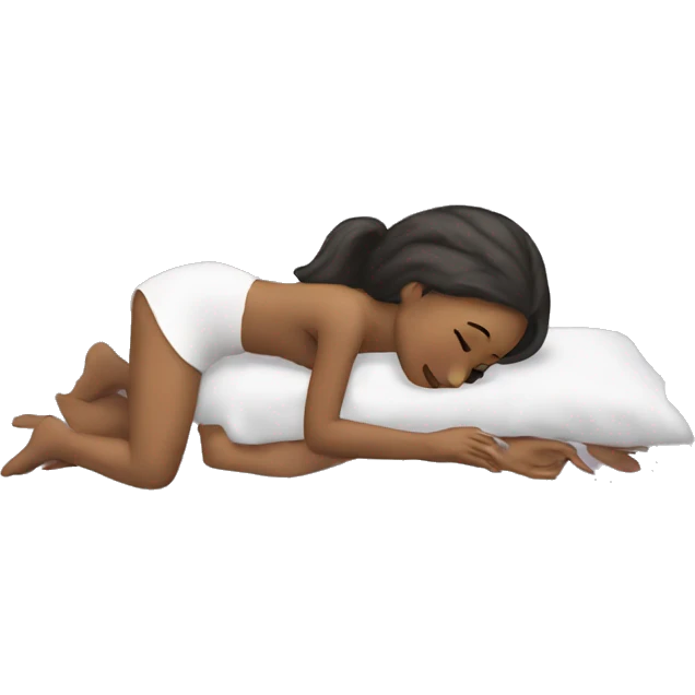 a girl fainting because she fell in love emoji