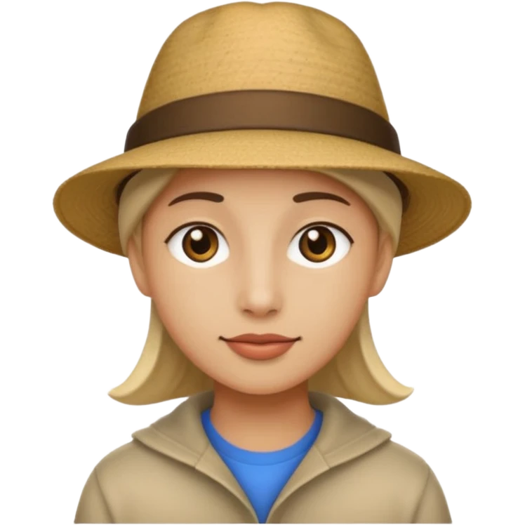 wearing the thing on the top emoji