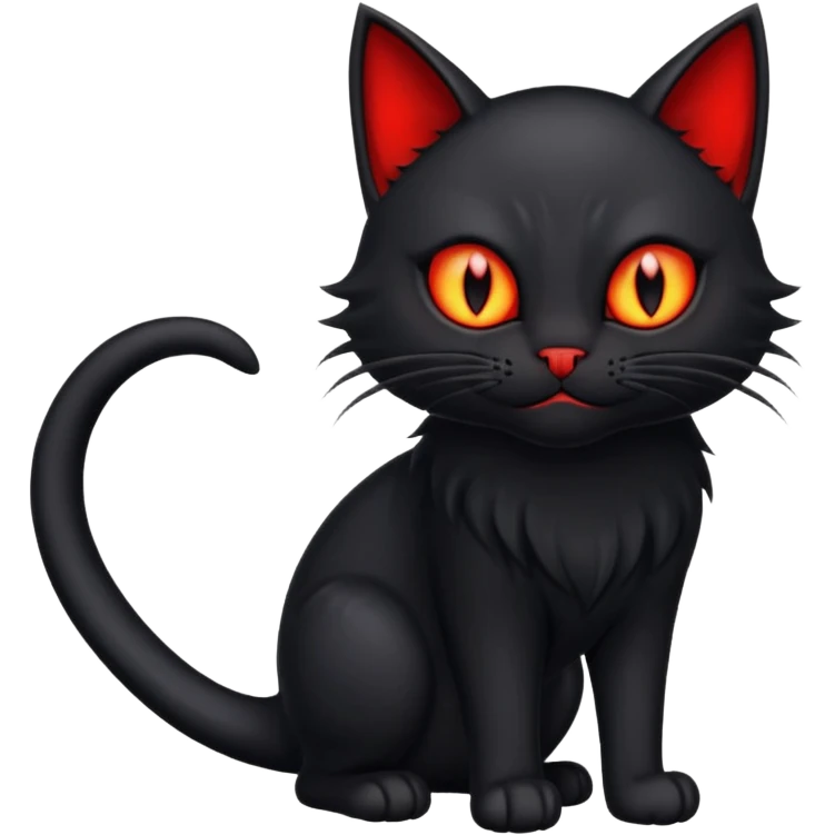Devil cat emoji
