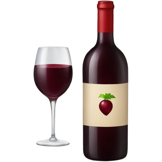 Red wine emoji