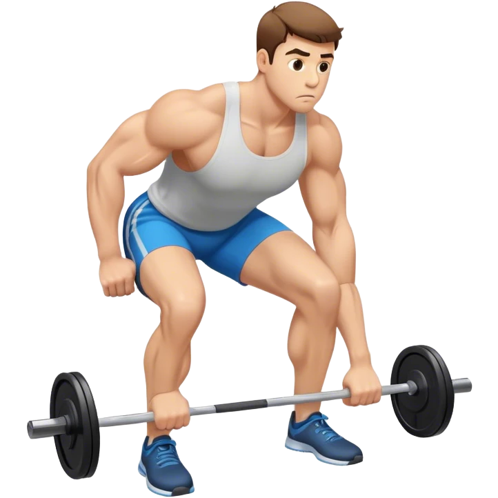 heavy bent-over row exercise emoji
