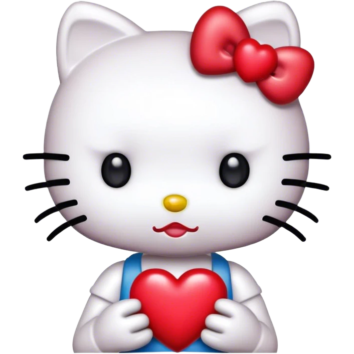 Hello kitty corazon emoji