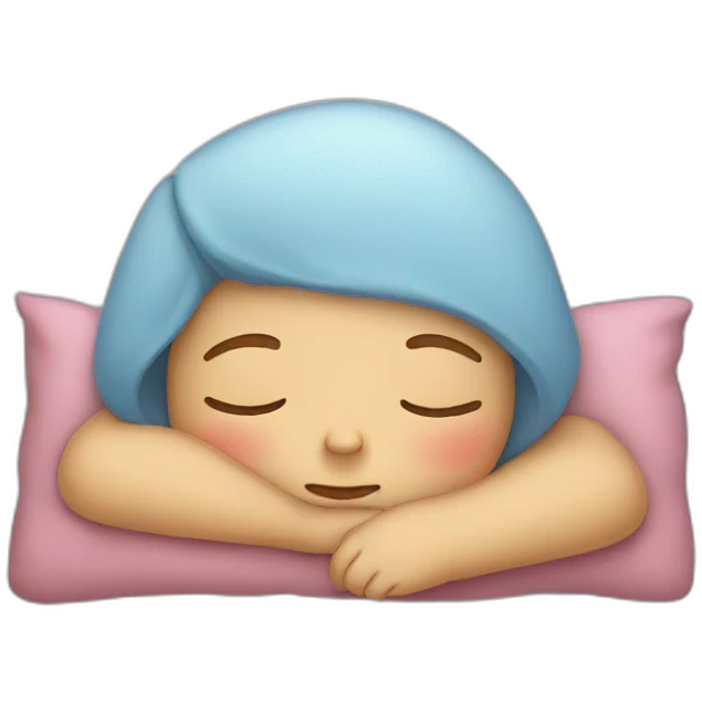 Sleeping child emoji