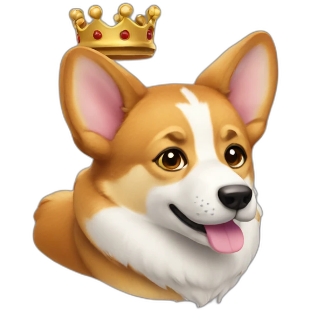 corgy king emoji