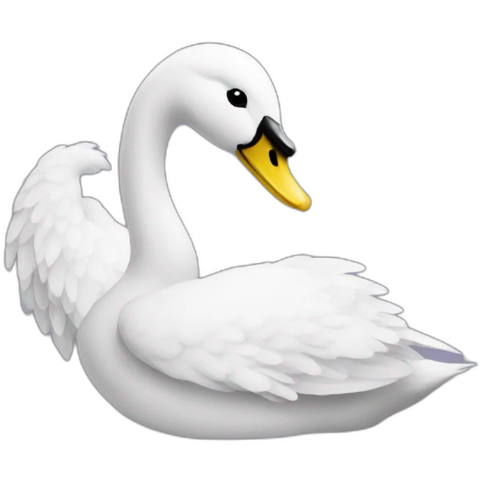 Patito y cisne emoji