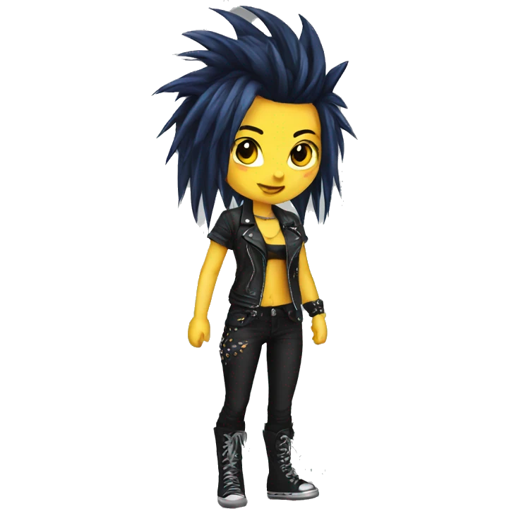 punk girl emoji