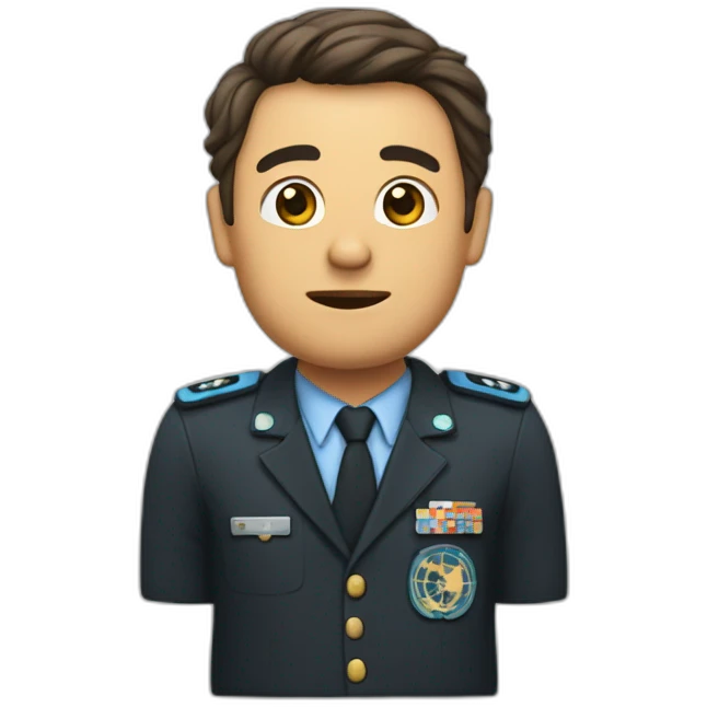 Un mec qui hurle avec un w sur le front emoji