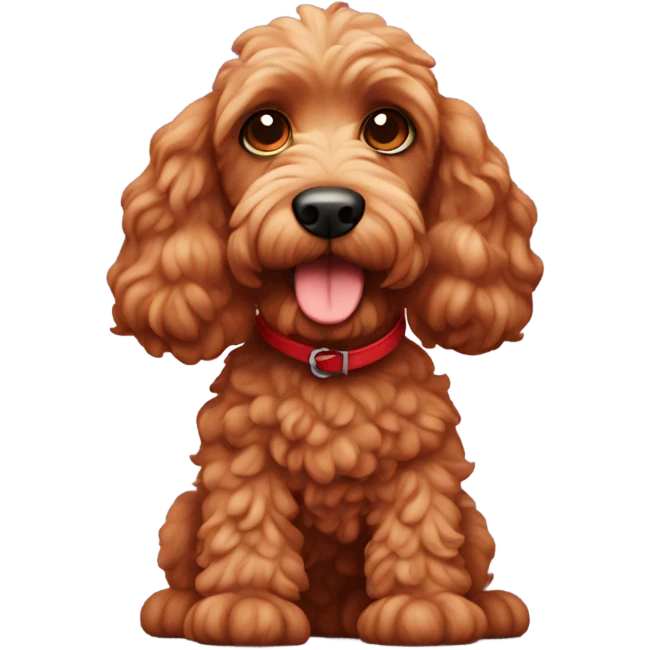 Red Cockapoo emoji