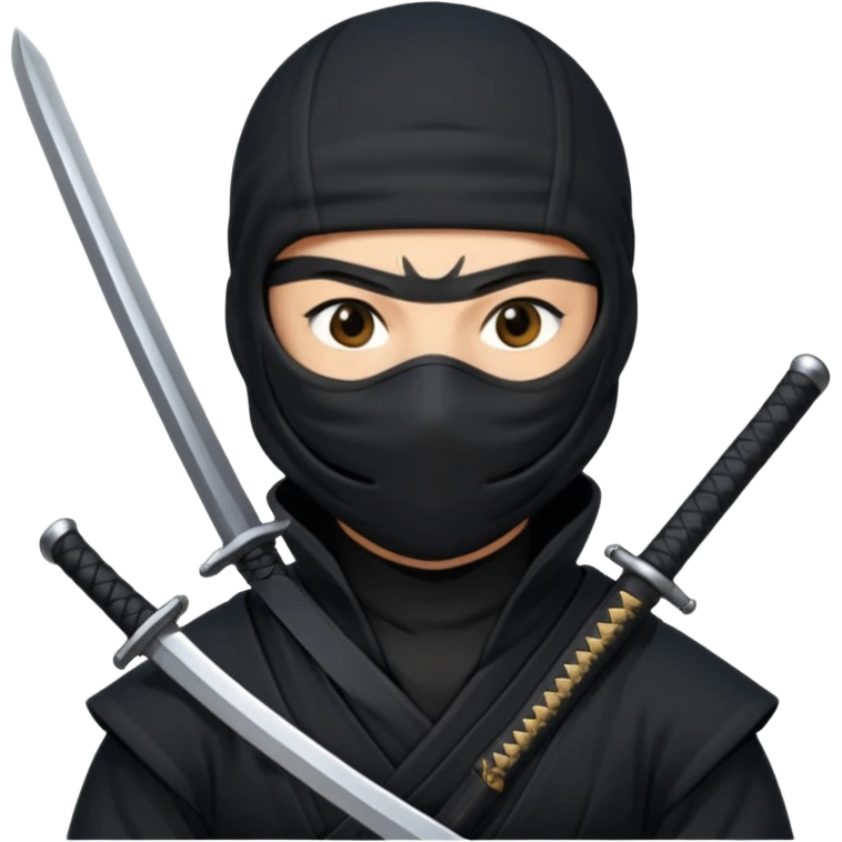 Ninja with sword emoji
