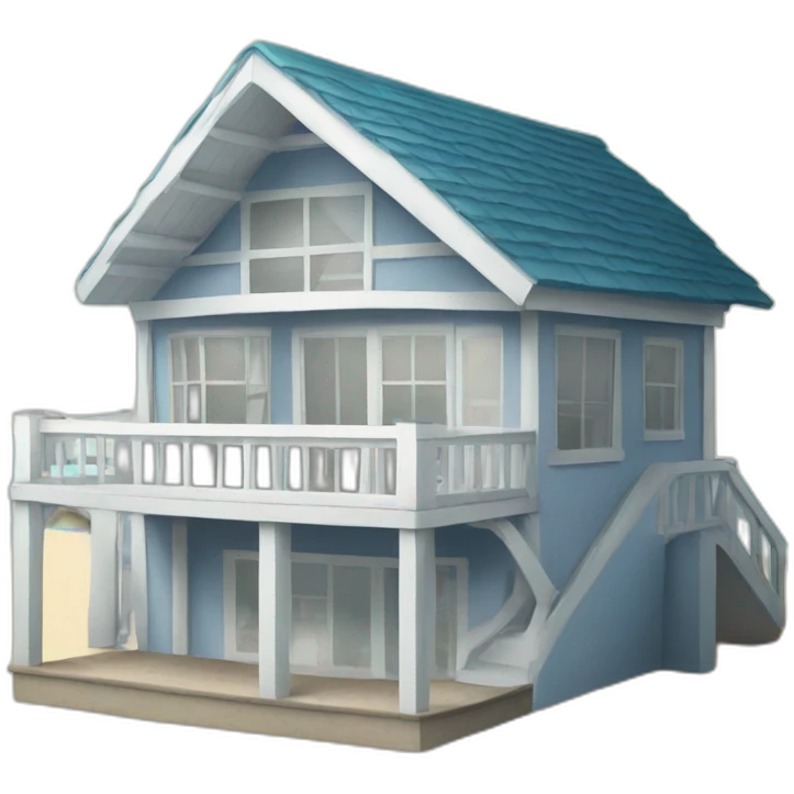 seaside building emoji